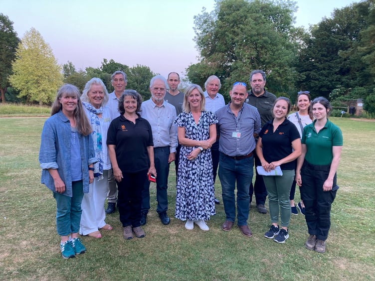 Team photo with Hilary McGrady