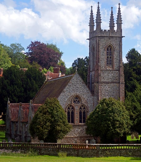St Nicholas Church, Chawton, October 30th, 2012.