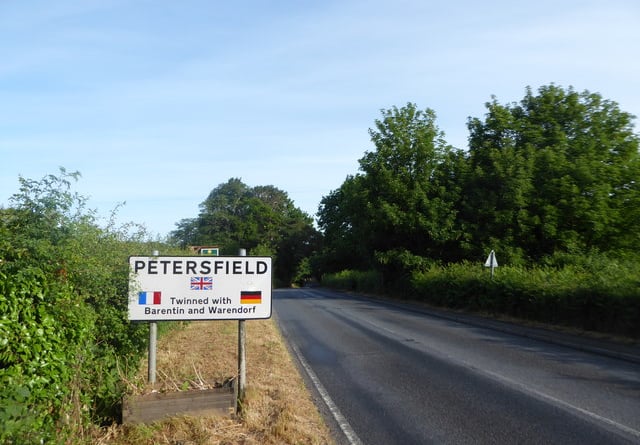 Petersfield Town sign