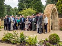 New Hale Chapels Garden opened by deputy lieutenant in north Farnham