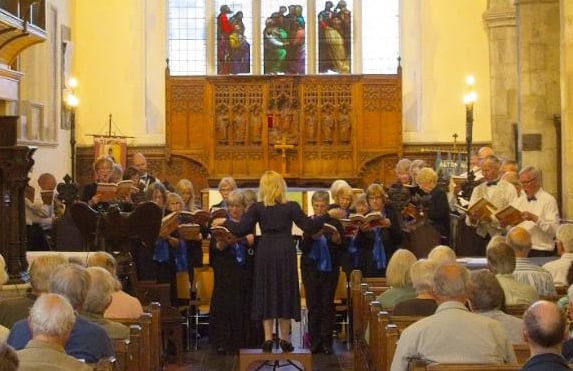 Alton Choral Society 150th birthday concert, Church of St Lawrence, Alton, July 1st 2023.
