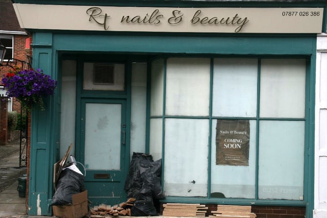 Rt Nails & Beauty look set to open imminently in West Street