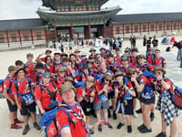 Farnham and Haslemere scouts arrive for South Korean adventure