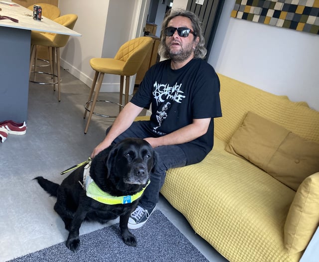 Blind man's "desperation" in three-year wait for council home in Liss