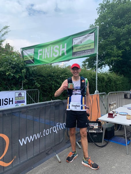 Stephen Sutton celebrates