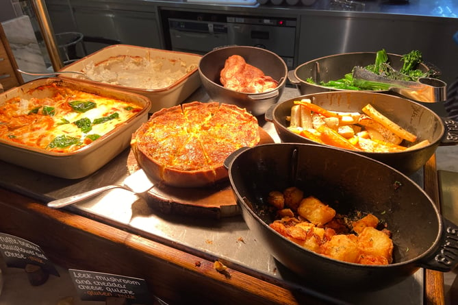 Just some of the 'trimmings' on offer at Four Seasons Hotel Hampshire's Sunday lunch buffet