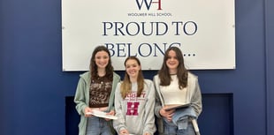 Watch the joyous moment Woolmer Hill student opens her GCSE results