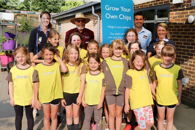 Witley Brownies grow their own chips