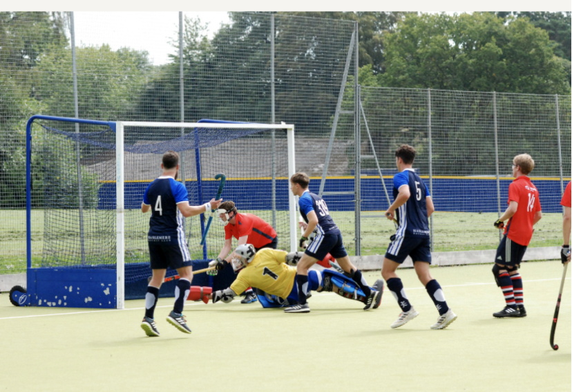 Action from Haslemere's 4-3 win against Aldershot & Farnham
