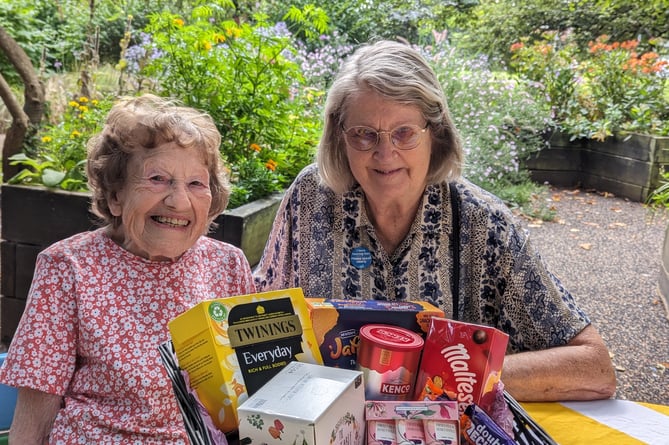 Jean Goodwin, left, and Kate Dando, September 2023.