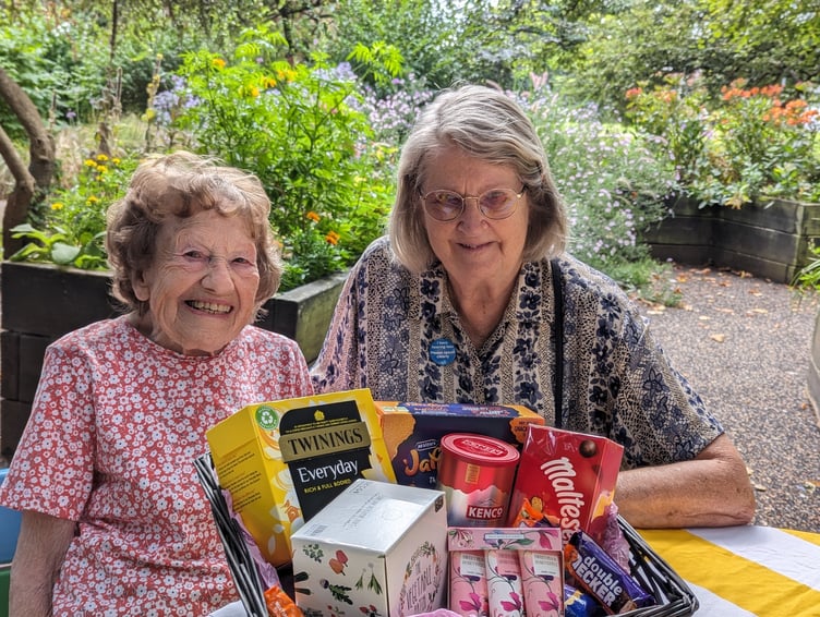 Jean Goodwin, left, and Kate Dando, September 2023.