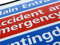 Drop in visits to A&E at the Royal Surrey County Hospital last month