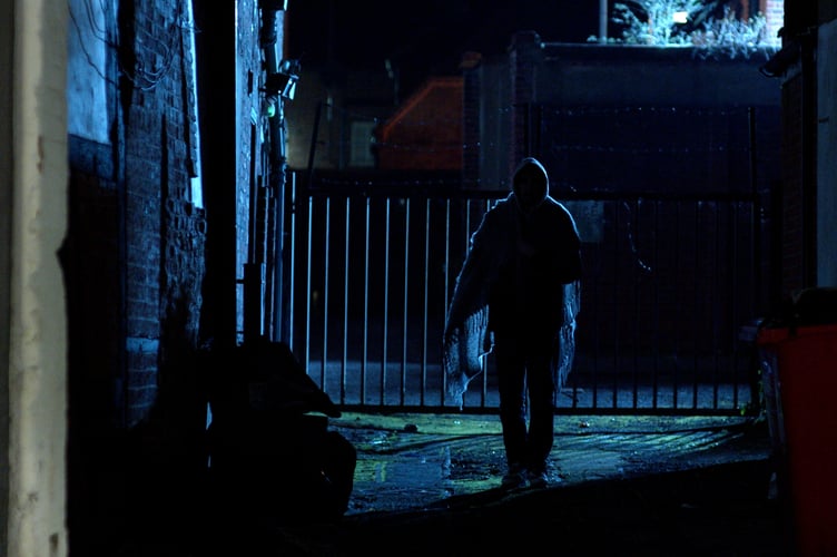 James Swanton as The Figure in The Dead of Winter