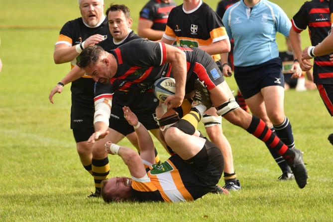 Action from Alton's 42-14 defeat against Portsmouth