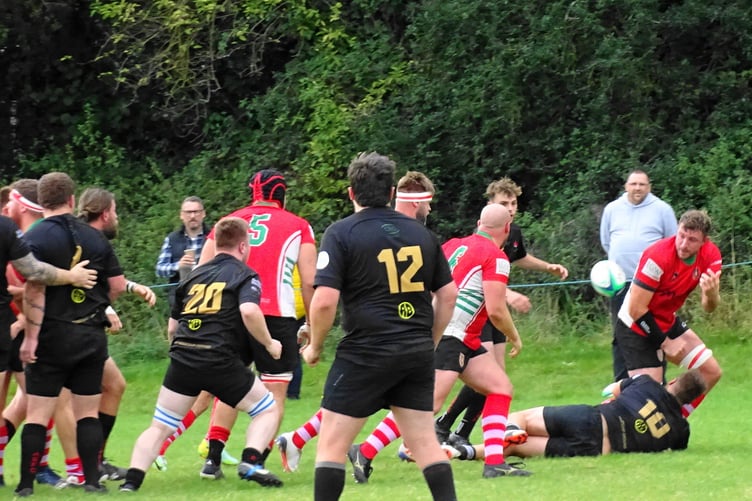 Liam Perkins, Rhys Bowen, Zak Jenkins and Franco Tomic in action