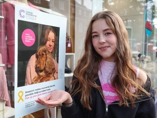 Alton girl Teiva Collins heads children's cancer research campaign 