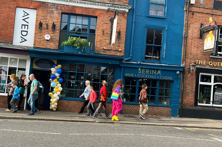 Serina Wine Bar in The Borough, Farnham