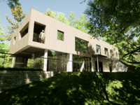 Proposal to fell 250 trees to build seven modern homes in Farnham