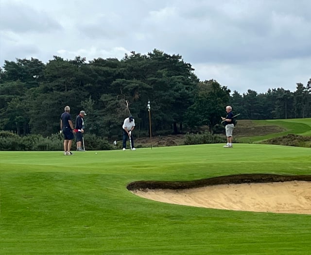 Hankley Golf Day was a hole in one for Phyllis Tuckwell fundraising