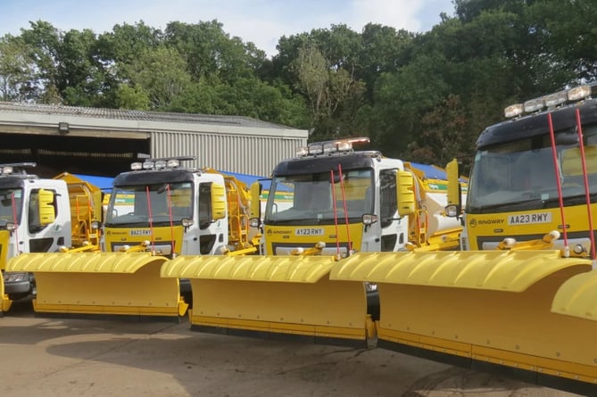 Almost 40 new gritting vehicles are now available to help keep Surrey moving during the colder months