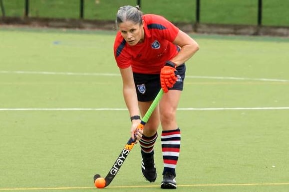 Laura Gibson in action for Aldershot & Farnham Ladies