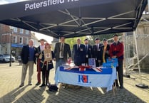 Shout-out for Royal British Legion at Petersfield Poppy Appeal launch
