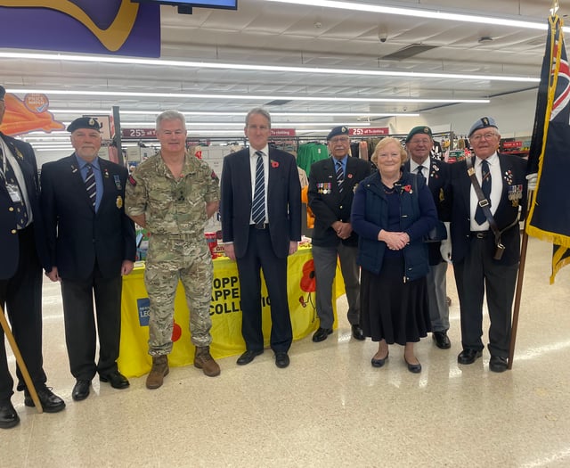 Liphook poppy appeal launched by Damian Hinds and veterans