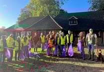 Chawton litter-pickers collect plenty of rubbish