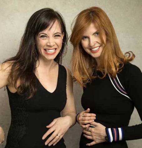 Jo Sergeant, left, and Clare-Louise English.