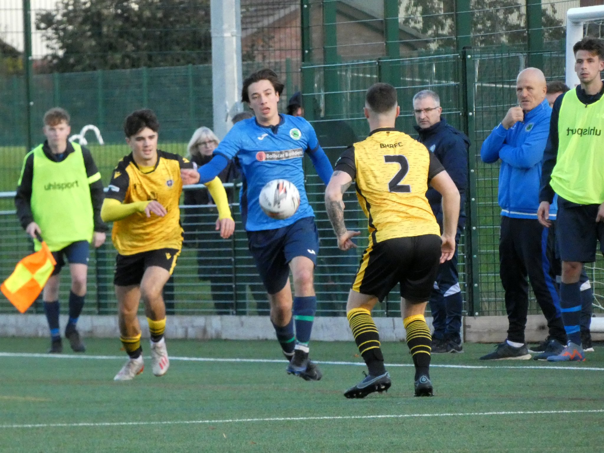 Action from Liss Athletic's 2-0 win against Baffins Milton Rovers Reserves