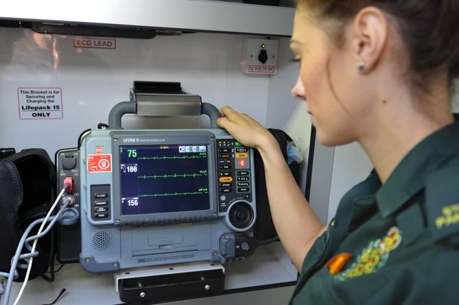 SECAmb data has revealed 20 per cent of all calls received by the ambulance service are cardiac-related
