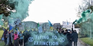 Climate activists block entrance to Farnborough Airport