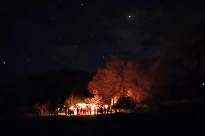 The ancient ritual of ‘wassailing’ is practised at Swan Barn Farm in Haslemere each January to bless the farm’s orchards