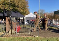 WATCH: Last Post sounded at Whitehill & Bordon Remembrance service at war memorial