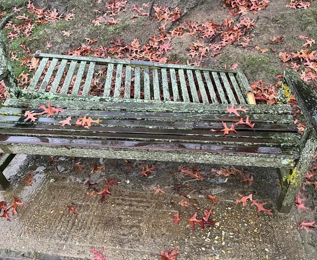 Second memorial bench vandalised at Liphook Recreation Ground