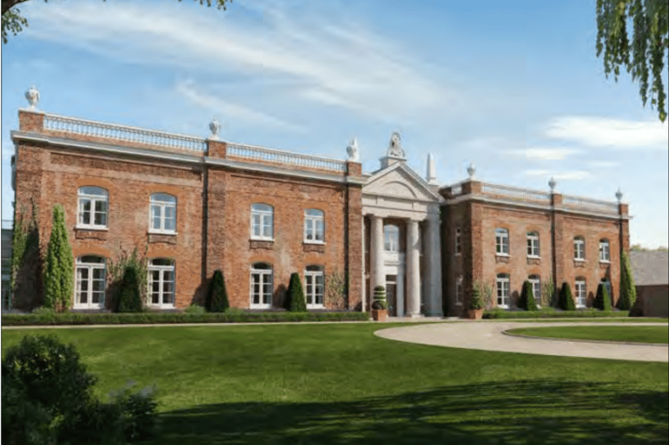 The proposed new house at Willey Cottage in Chamber Lane, Farnham