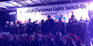 VIDEO: Watch the moment Petersfield's Christmas lights were turned on