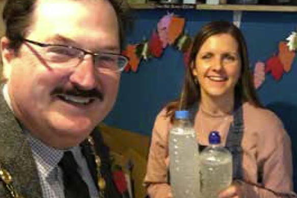 JC Crissey and Laura Hayward, Refill and Replenish, Petersfield, November 2023.