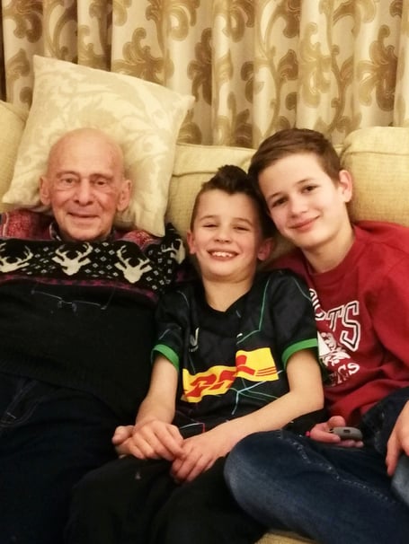 With Phyllis Tuckwell’s help, Glyn was able to spend one last Christmas at home, with his family