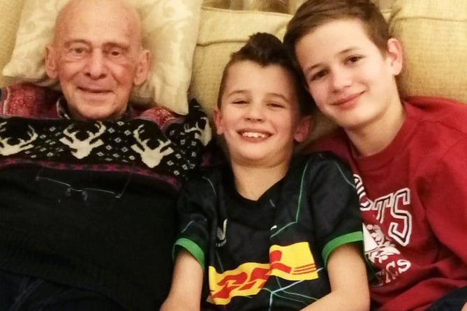 With Phyllis Tuckwell’s help, Glyn was able to spend one last Christmas at home, with his family