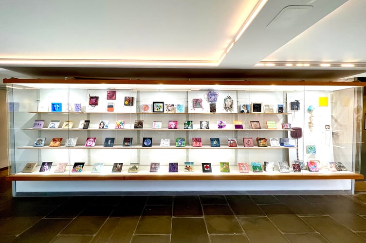 The UCA Stretched canvasses are currently on display in UCA Farnham’s Linear Gallery