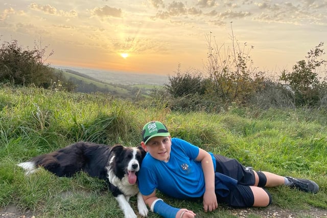 Twelve-year-old walks 100 miles for Haslemere Food Bank for Christmas