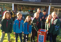 'Post cards early this Christmas' with Fernhurst and Liphook scouts