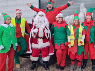 Santa's Sleigh begins tour of Petersfield today with Round Table help