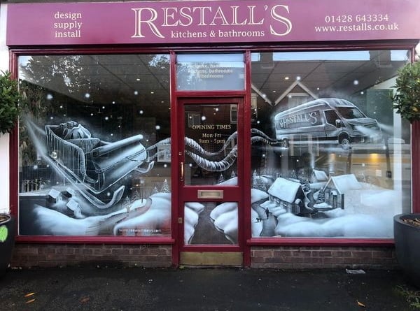 Restall's Haslemere Christmas Window Competition