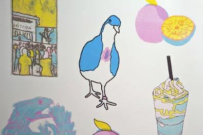 Alton College graphics and photography exhibition, Allen Gallery, Alton, December 2023.