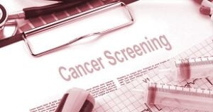 Cancer screening stock image