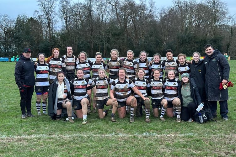 Farnham Falcons were all smiles after beating Heathfield & Waldron Ladies