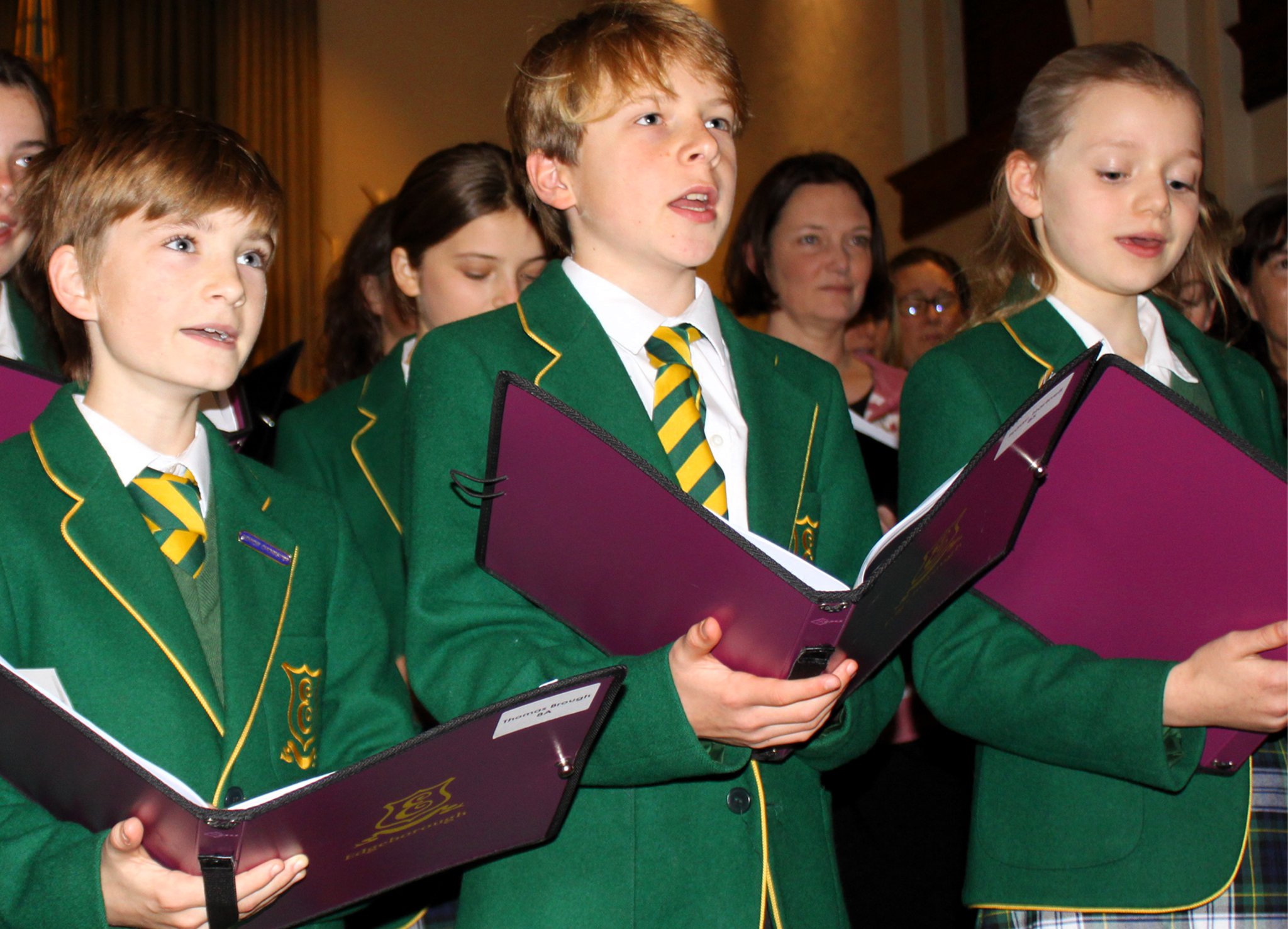Edgeborough School’s chamber choir creates magic at events