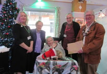 Haslemere's mayor visits Holy Cross Hospital for Christmas concert